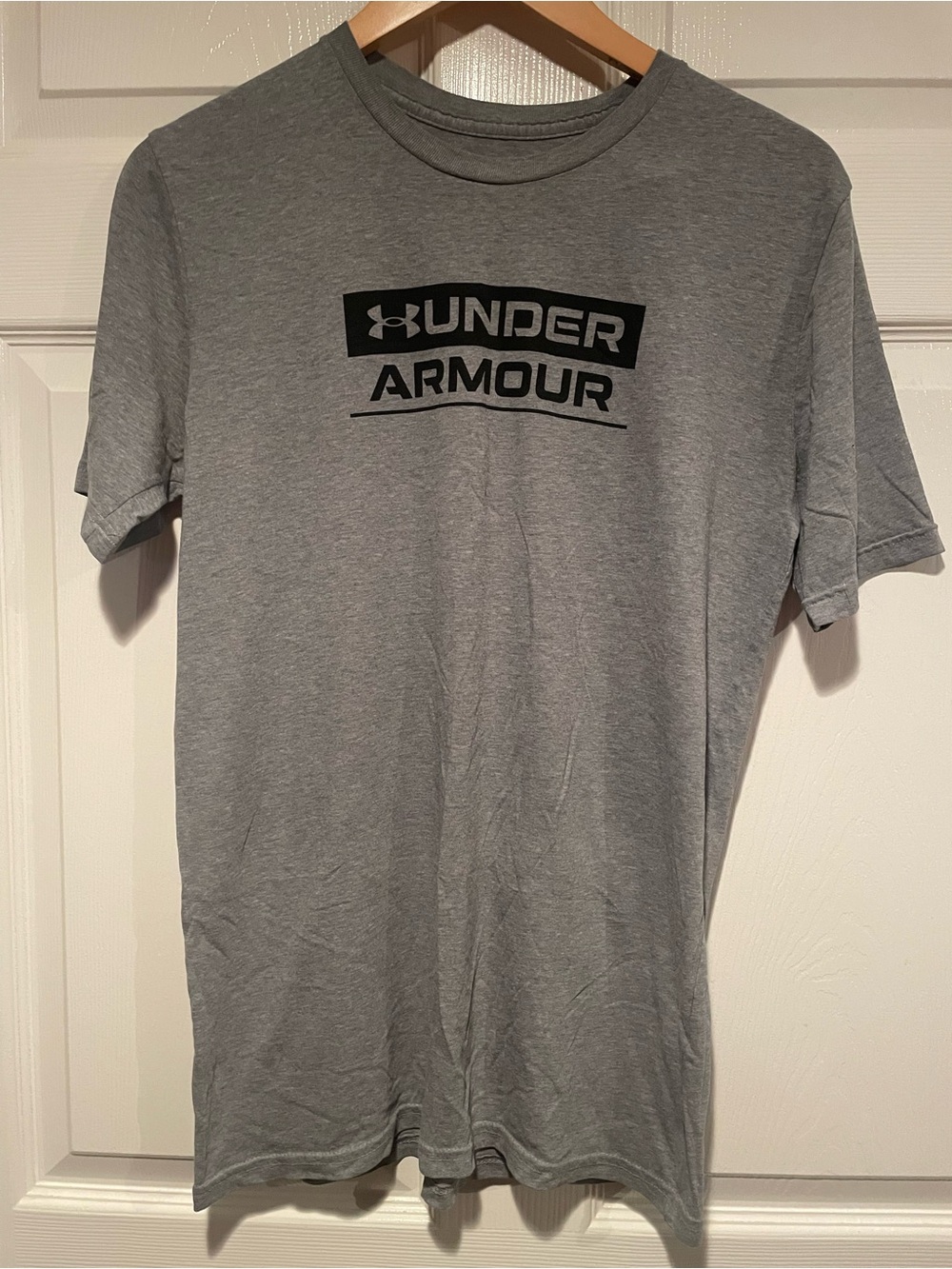 Under Armour Gray Short-Sleeve Logo Tee